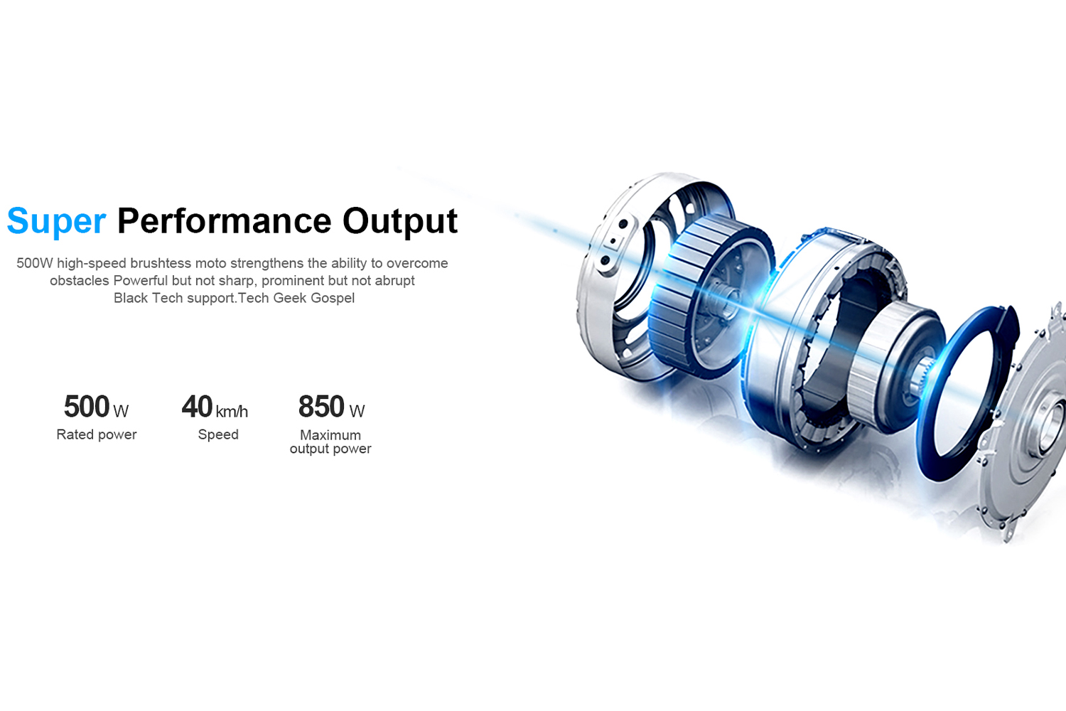 Folding Electric Scooter for Adults 500W Motor 40km/h Speed Long-Range Commuter E Scooter with Removable Battery