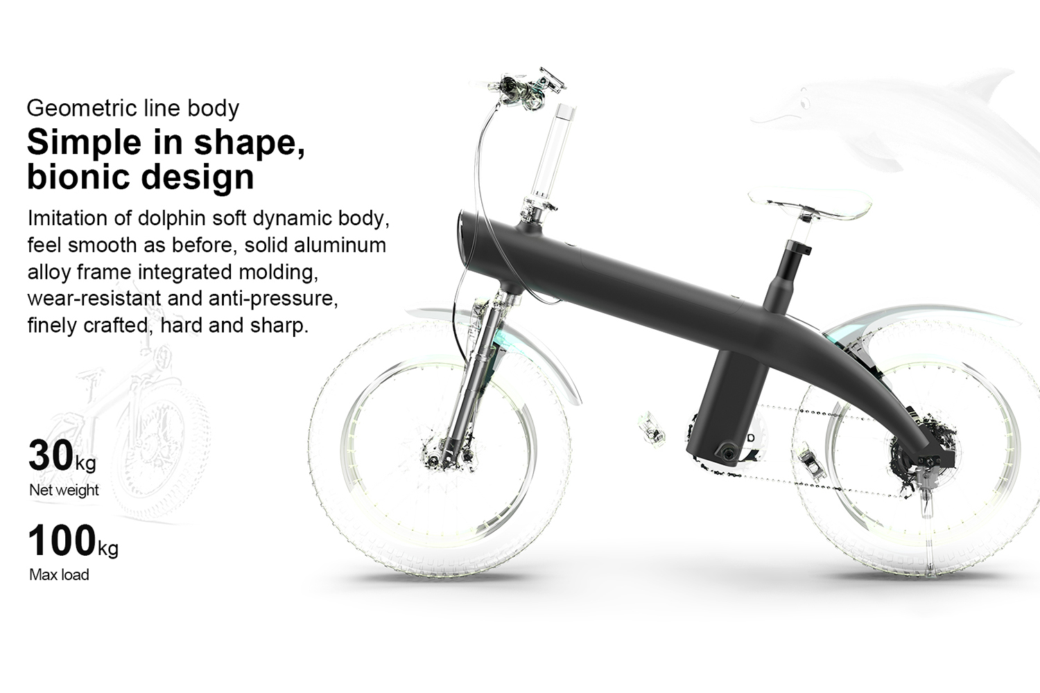 All-Terrain Folding Electric Bike for Adults – 750W Powerful Motor, 20-Inch Fat Tires, Dual Disc Brakes, Removable Lithium Battery