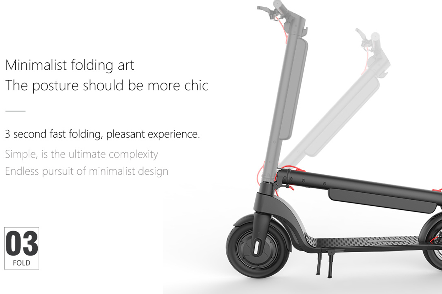 Folding Electric Scooter for Adults 350W Motor 45km Range Long-Range Commuter E Scooter with Embedded Battery