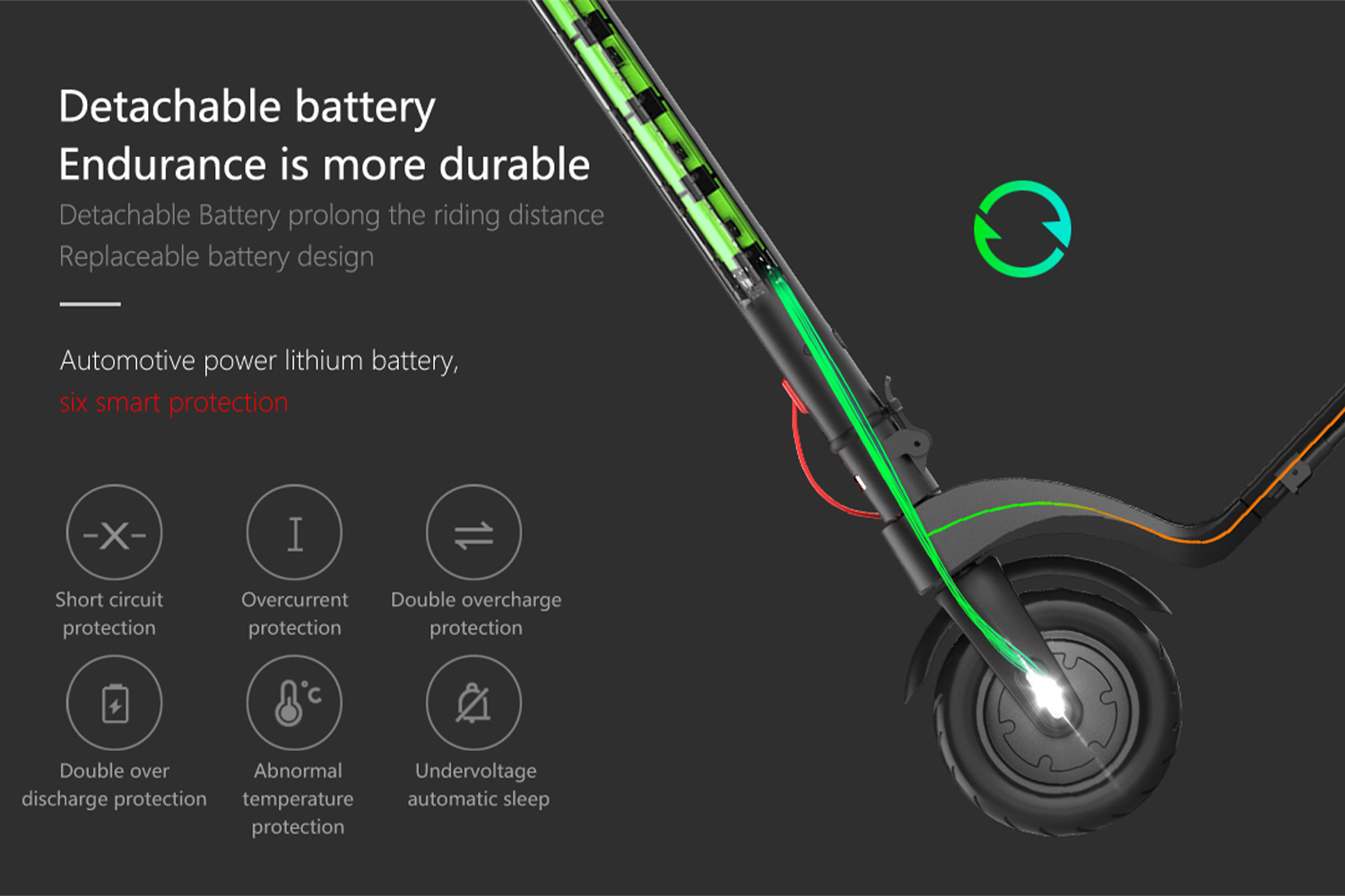 Folding Electric Scooter for Adults 350W Brushless Motor 25km Range Lightweight Commuter E Scooter with Removable Battery