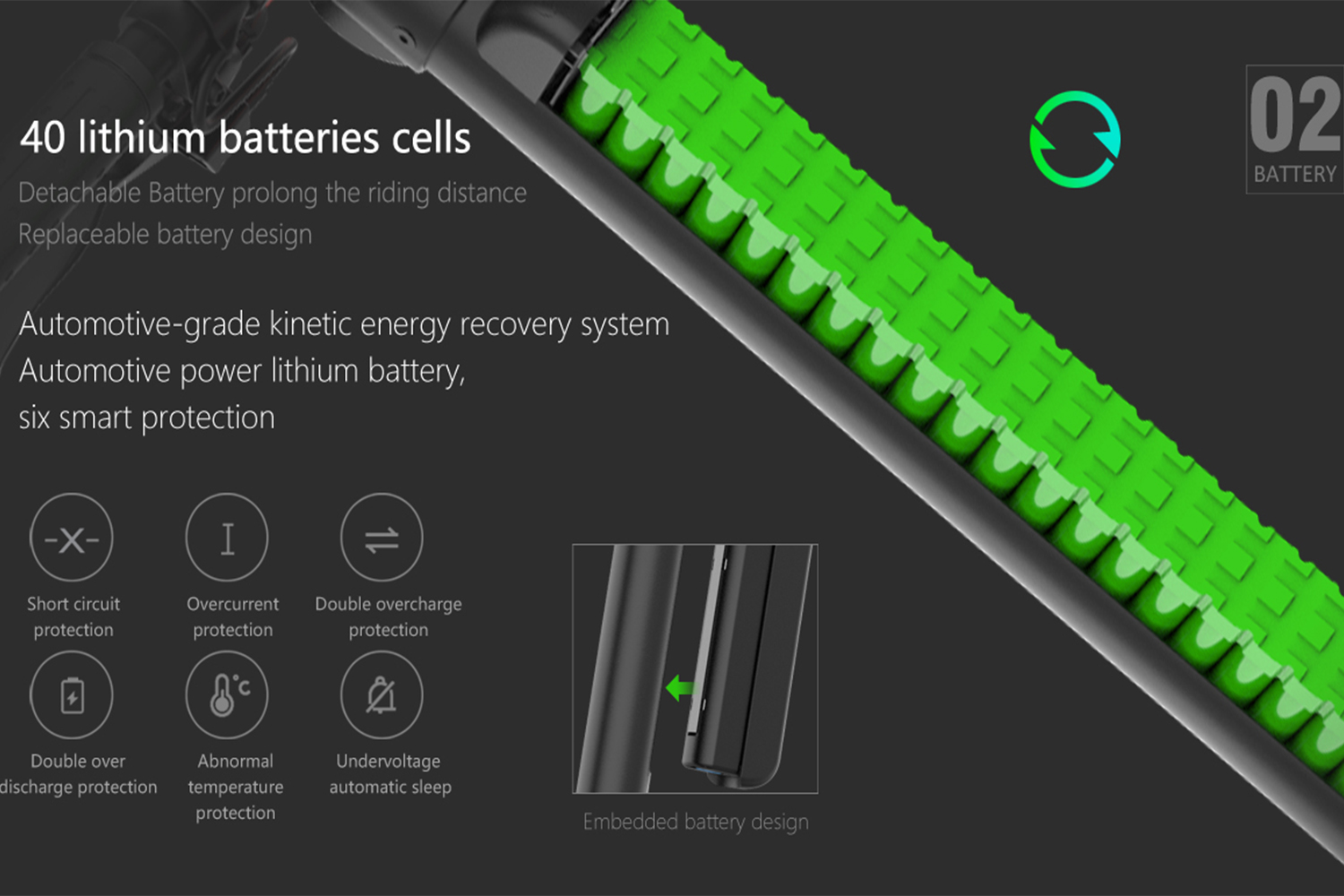 Folding Electric Scooter for Adults 350W Motor 45km Range Long-Range Commuter E Scooter with Embedded Battery