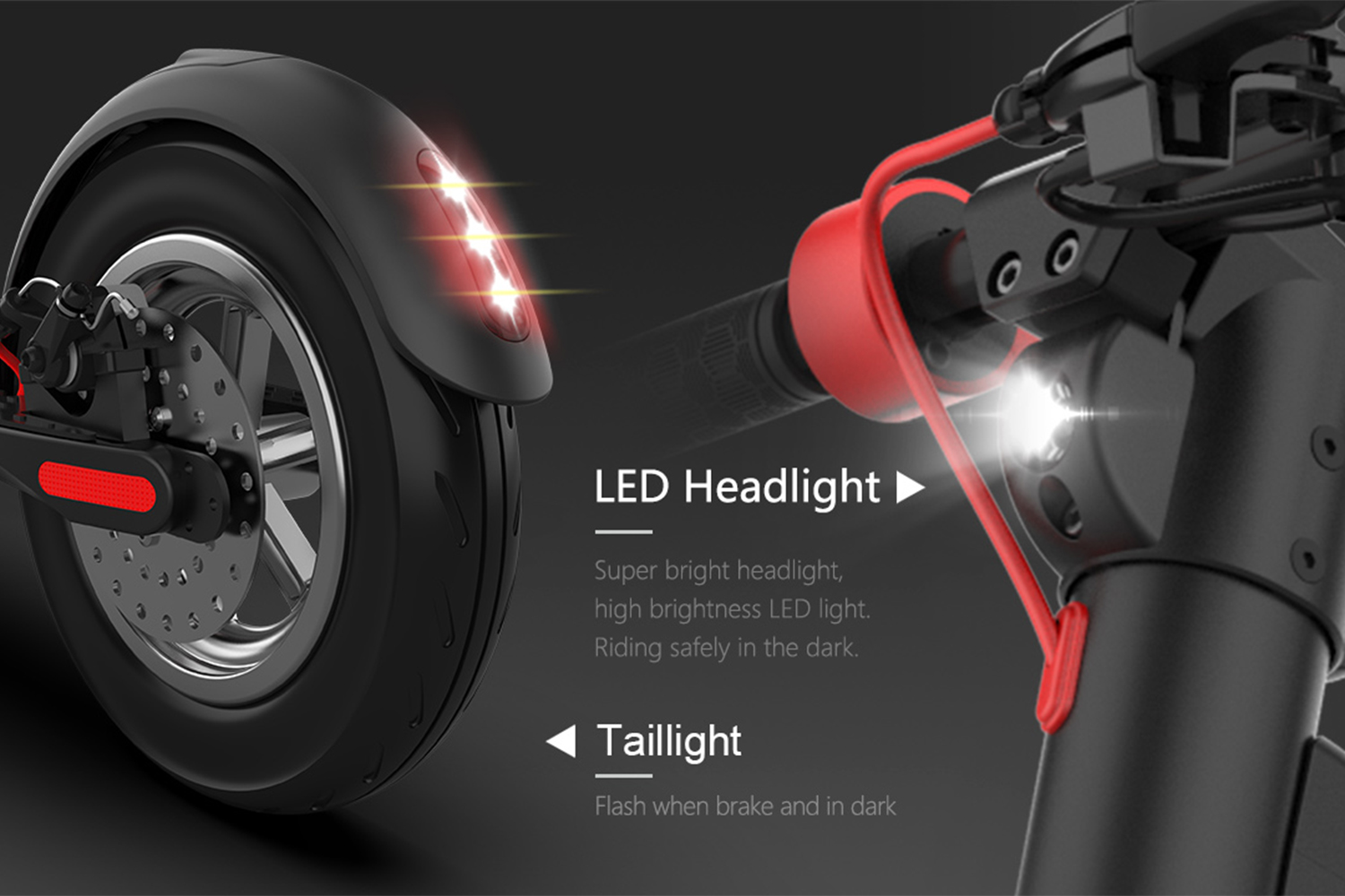 Folding Electric Scooter for Adults 350W Motor 45km Range Long-Range Commuter E Scooter with Embedded Battery