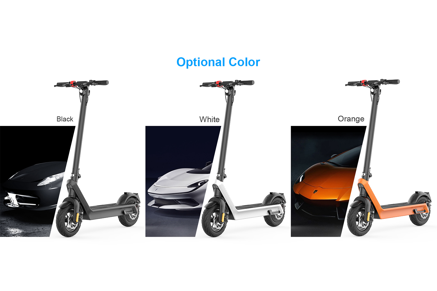 Folding Electric Scooter for Adults 500W Motor 40km/h Speed Long-Range Commuter E Scooter with Removable Battery