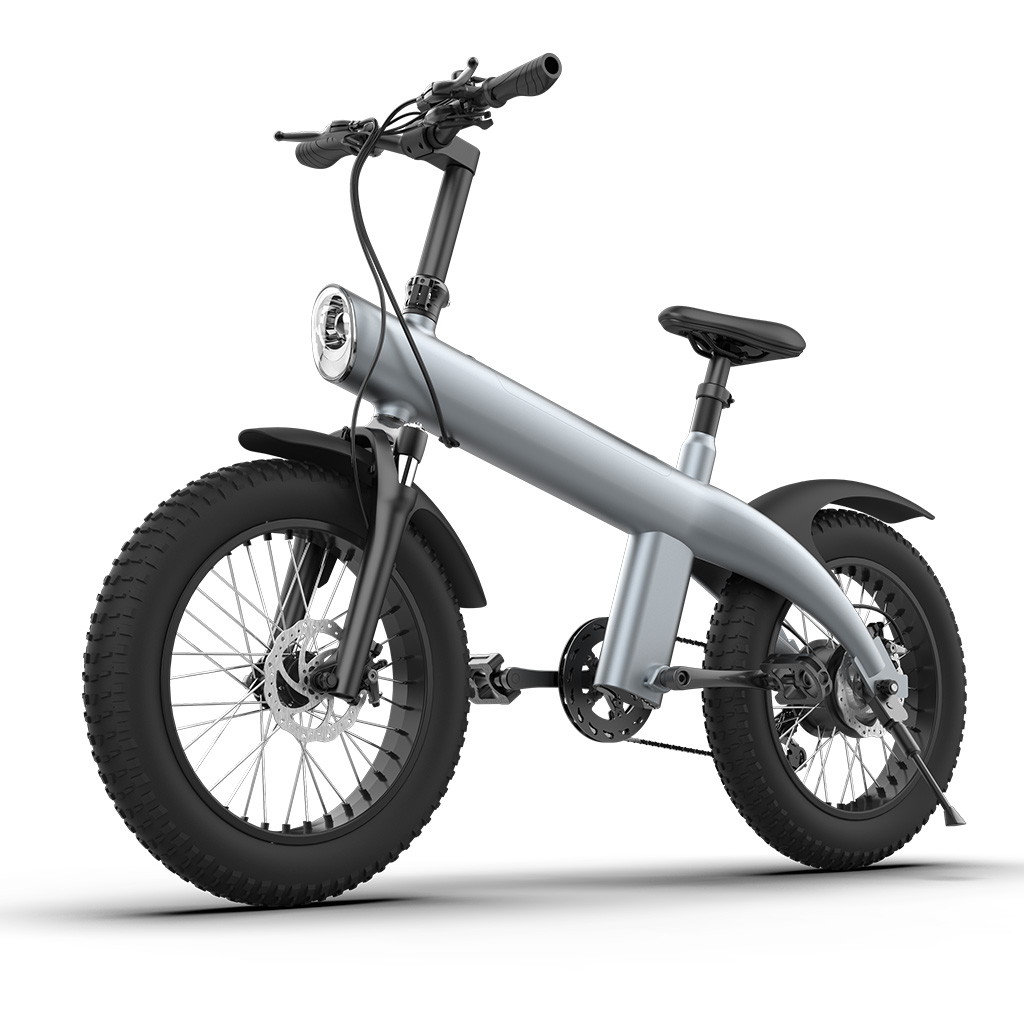 All-Terrain Folding Electric Bike for Adults – 750W Powerful Motor, 20-Inch Fat Tires, Dual Disc Brakes, Removable Lithium Battery