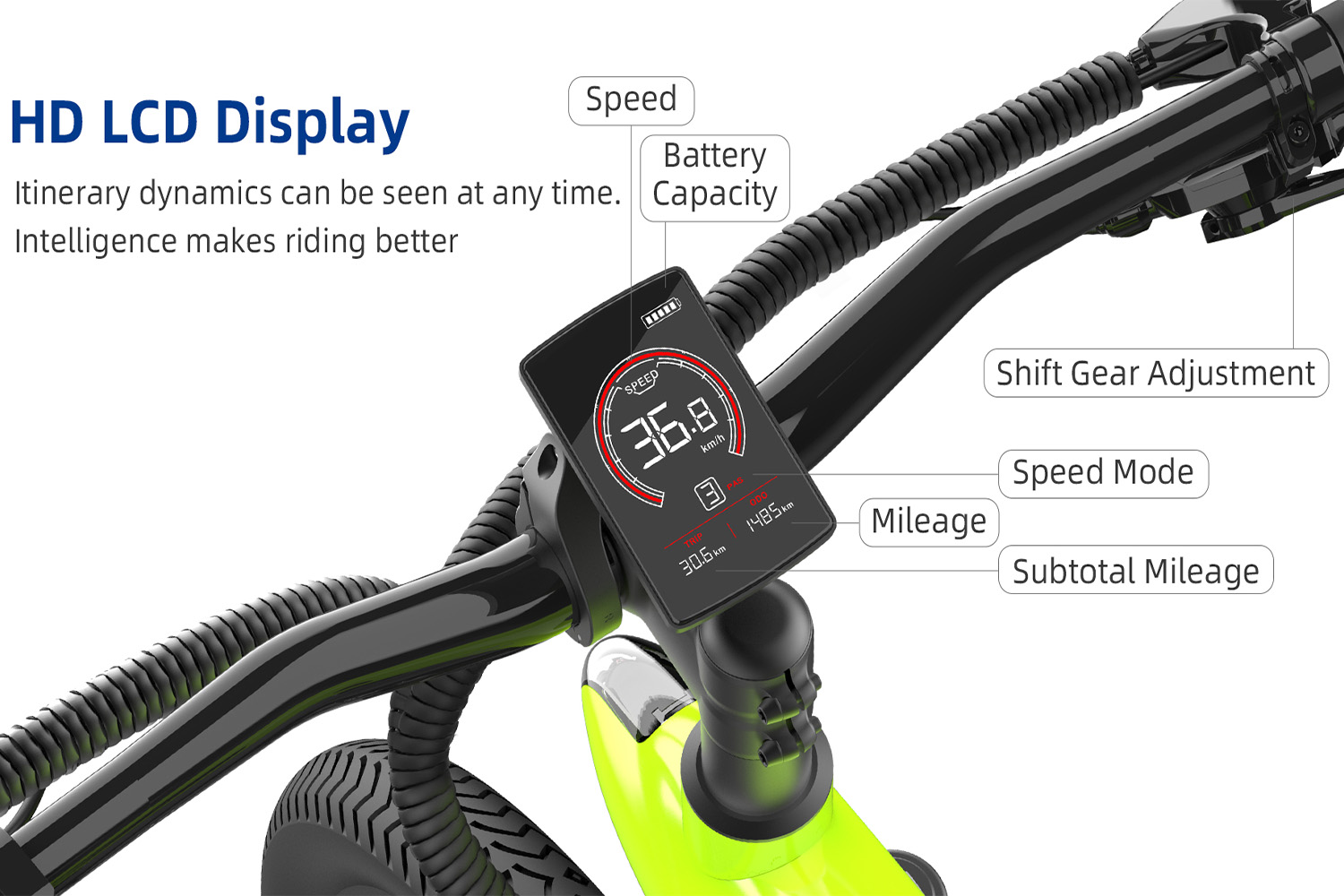 All-Terrain Electric Bike for Adults – 650W Brushless Motor, 27.5-Inch Tires, Removable Lithium Battery, Dual Disc Brakes