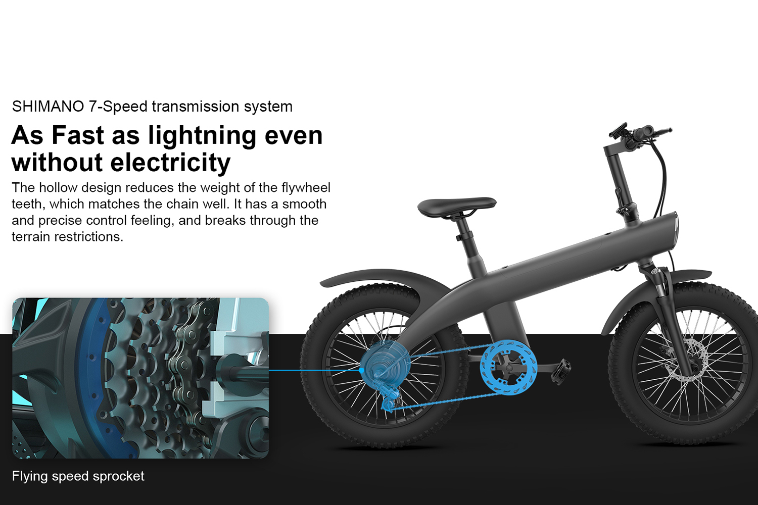 All-Terrain Folding Electric Bike for Adults – 750W Powerful Motor, 20-Inch Fat Tires, Dual Disc Brakes, Removable Lithium Battery