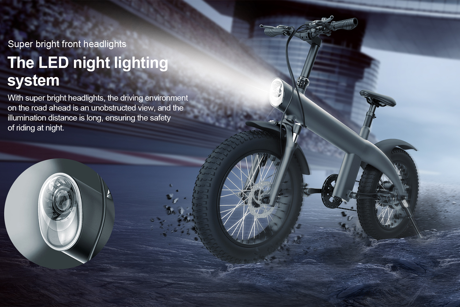 All-Terrain Folding Electric Bike for Adults – 750W Powerful Motor, 20-Inch Fat Tires, Dual Disc Brakes, Removable Lithium Battery