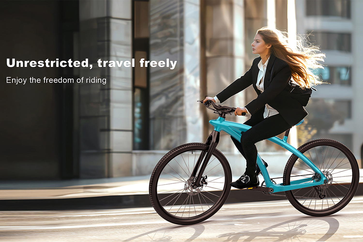 Carbon Fiber Lightweight City Bike – 12-Speed Shimano Urban Commuter Bicycle