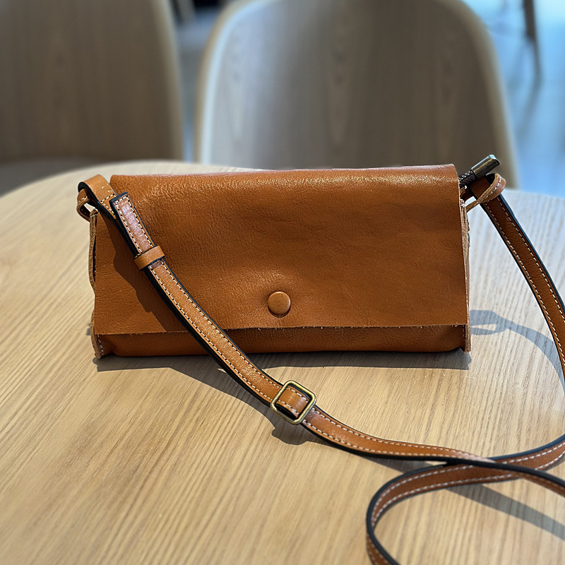 Tessa Slim Crossbody – Caramel Nude