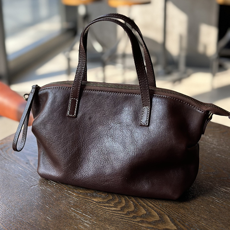 Elise Mini Handbag – Deep Cocoa