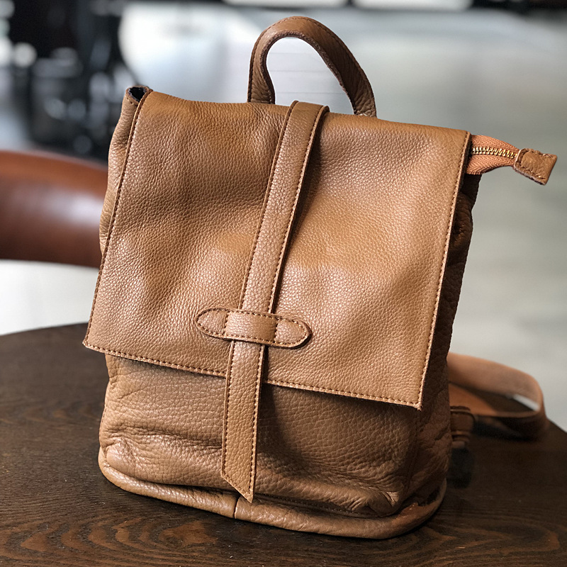 Erin Soft Backpack – Latte Brown