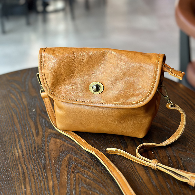 Mina Flap Crossbody – Honey Ochre
