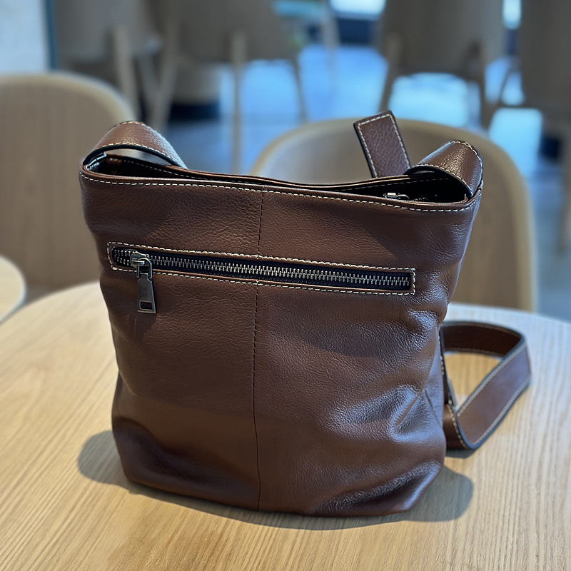 Clara City Crossbody – Mocha Brown