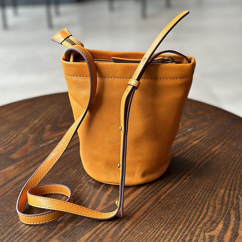 Ethel Mini Bucket – Marigold Amber
