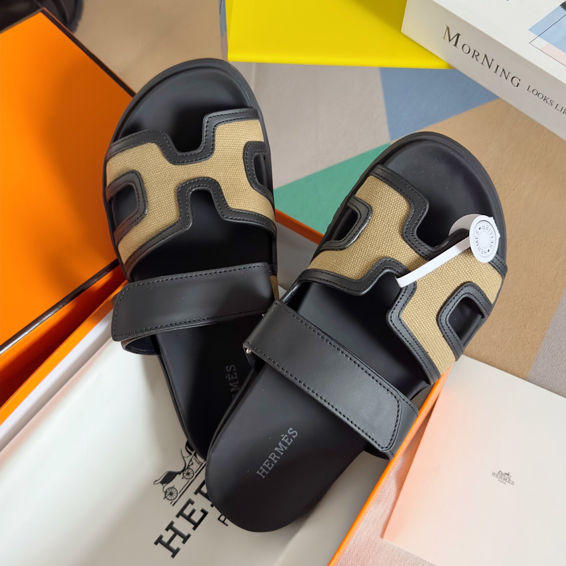 Hermes chypre Slippers Size 36-45