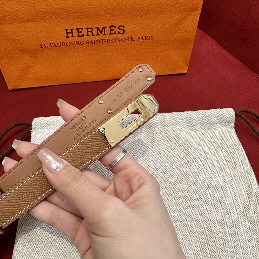 Hermes Women Belt Width 2cm