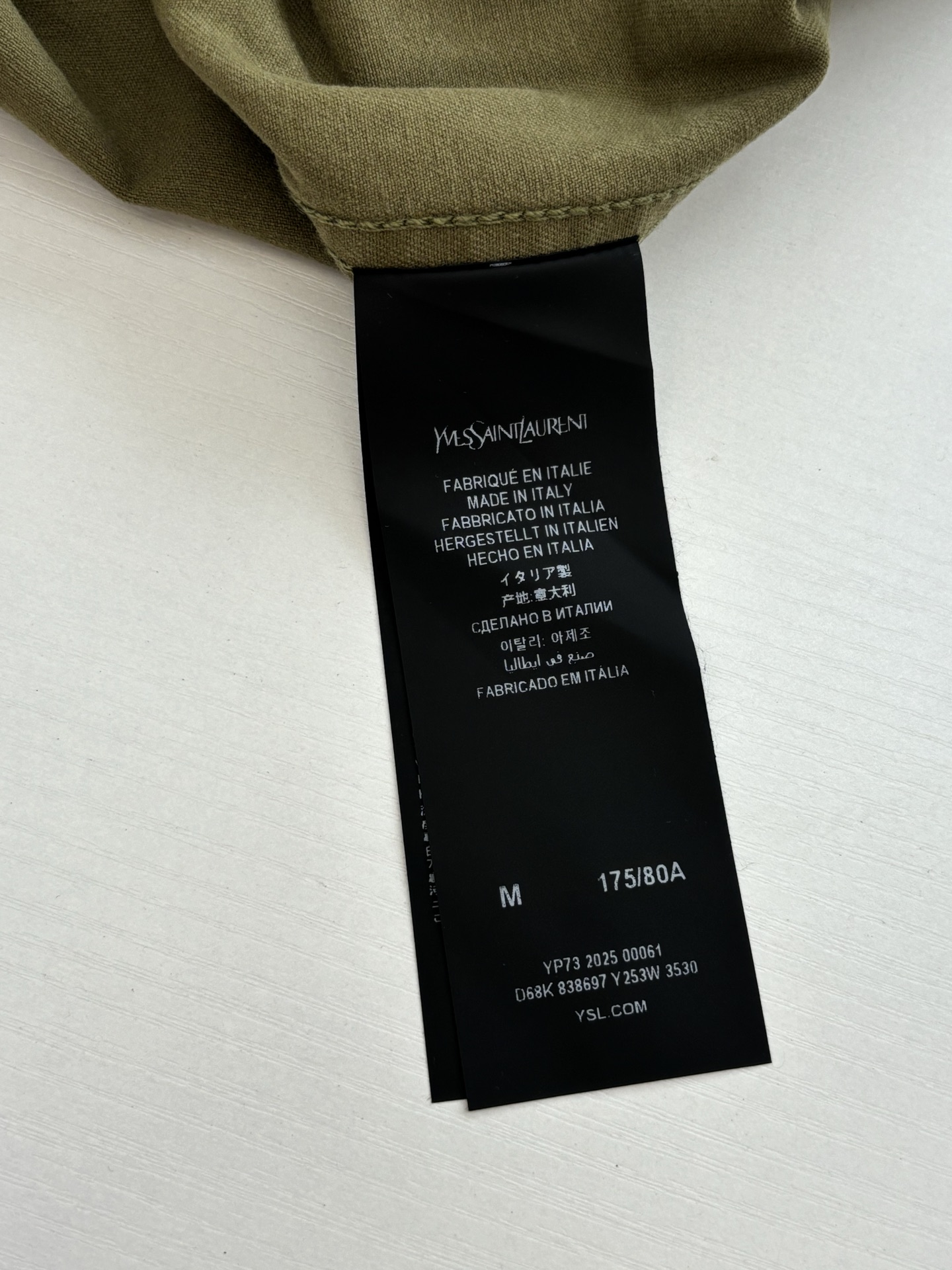 YSL 2025FW New Unisex Jacket Size S-XL