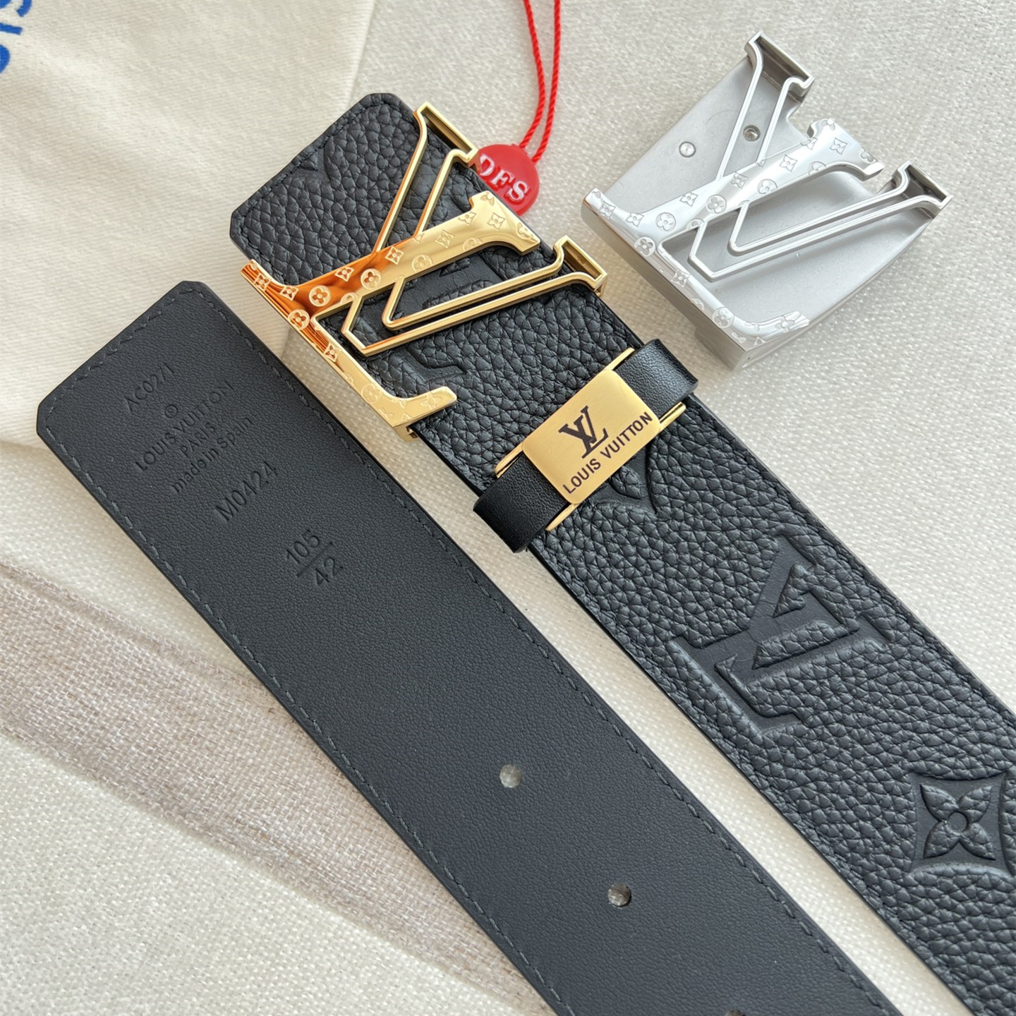 Louis Vuitton Mens Belt Width 3.8cm