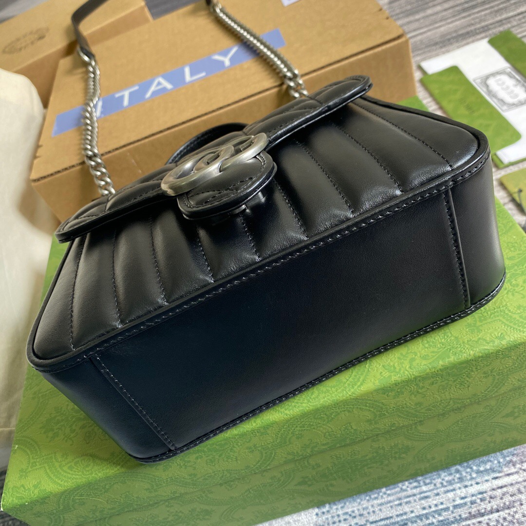 Gucci GG Marmont Top Handle Women Shoulder Bags Size 21*15.5*8cm