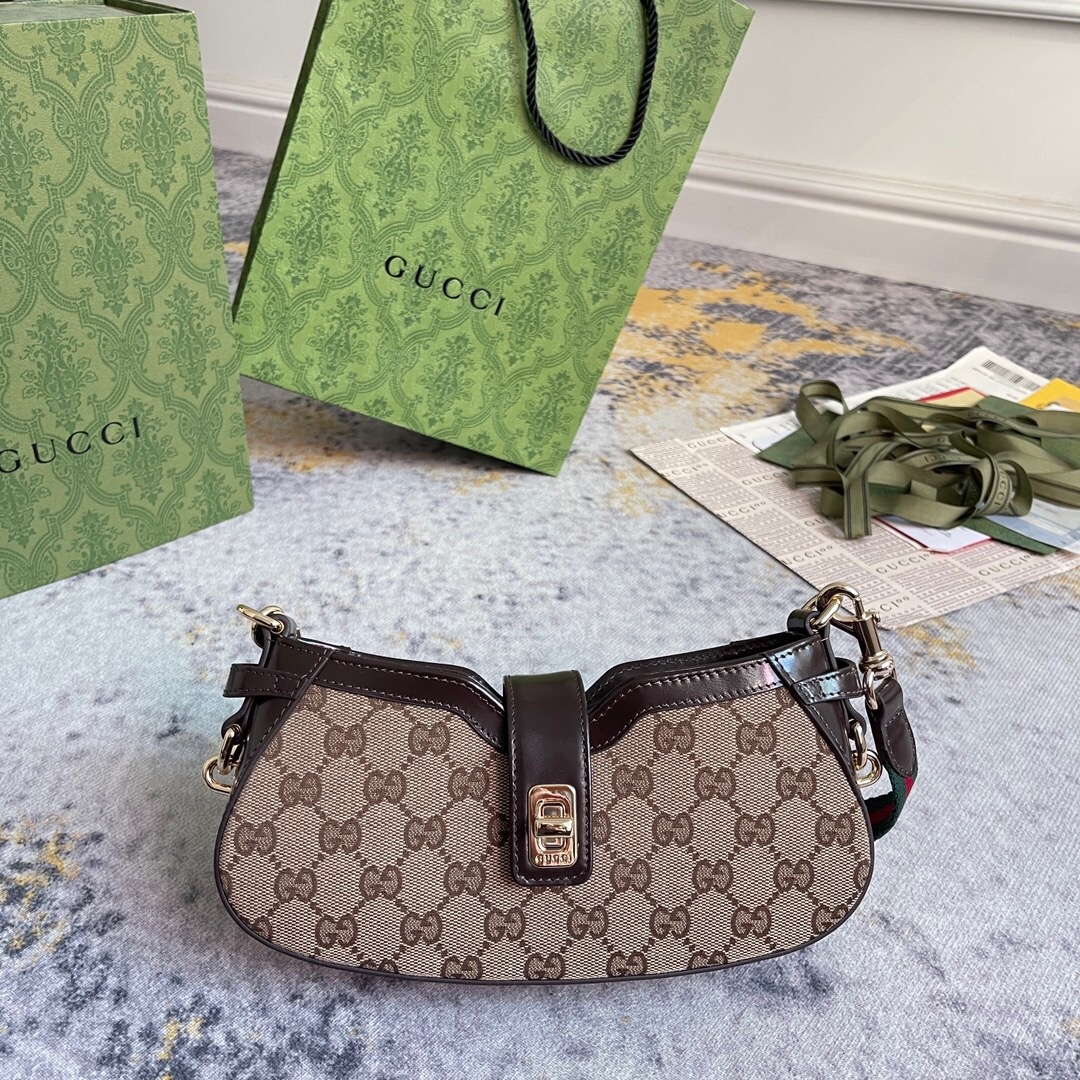 Gucci GG 786015 Moon side Women Shoulder Bags Size 24*12*5cm