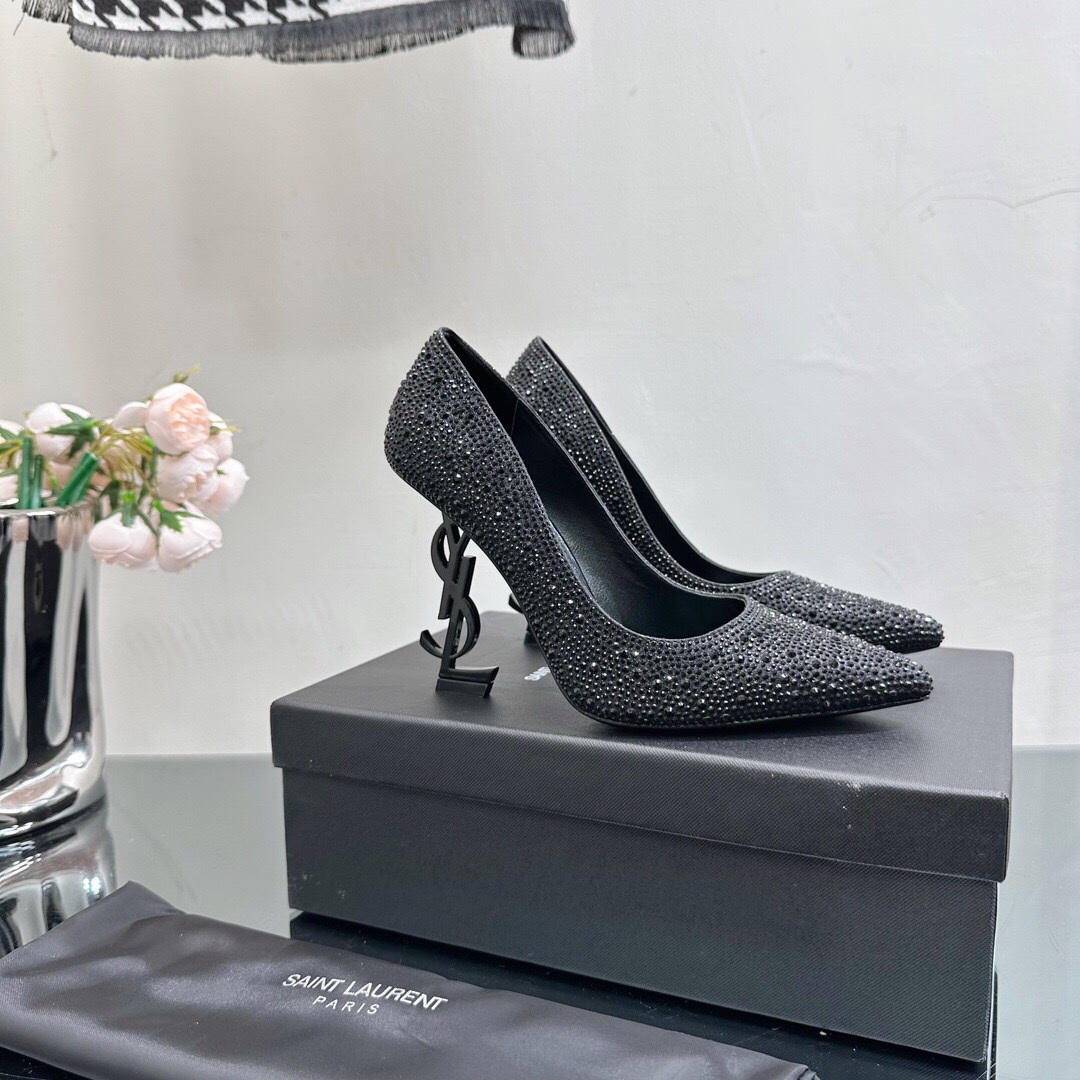 YSL Full Diamond Pumps Size 35-41