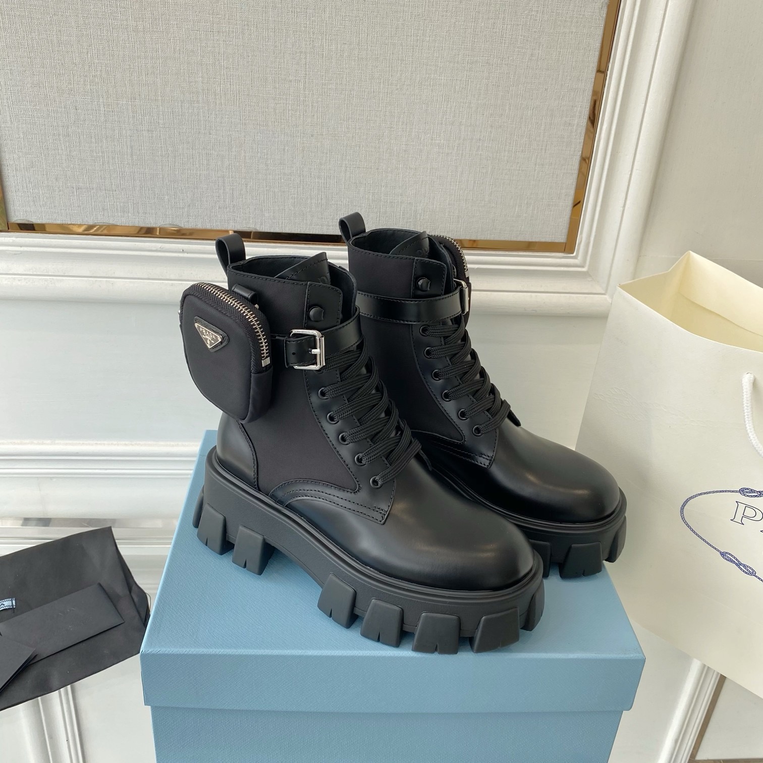 Prada Men Boots Size 42