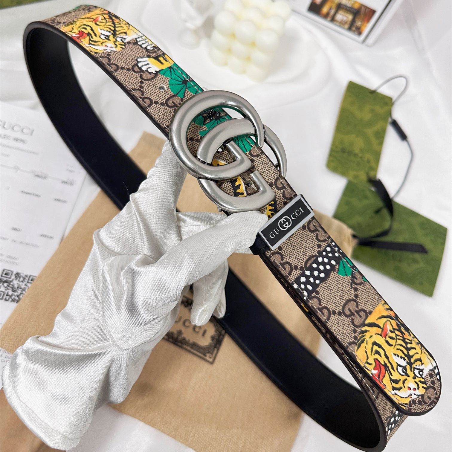 Gucci Mens Belt Width 3.8cm