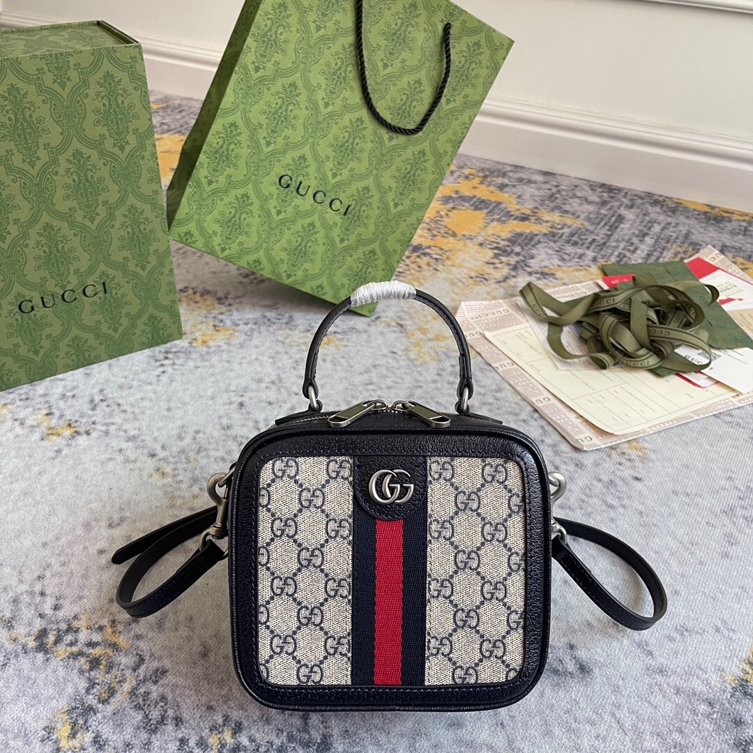 Gucci Ophidia GG Mini Women Shoulder Bags 17.5*16.5*9.5cm