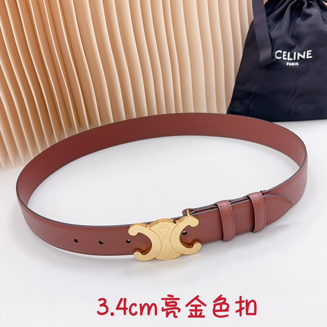 Celine Women Belt Width 3.4cm