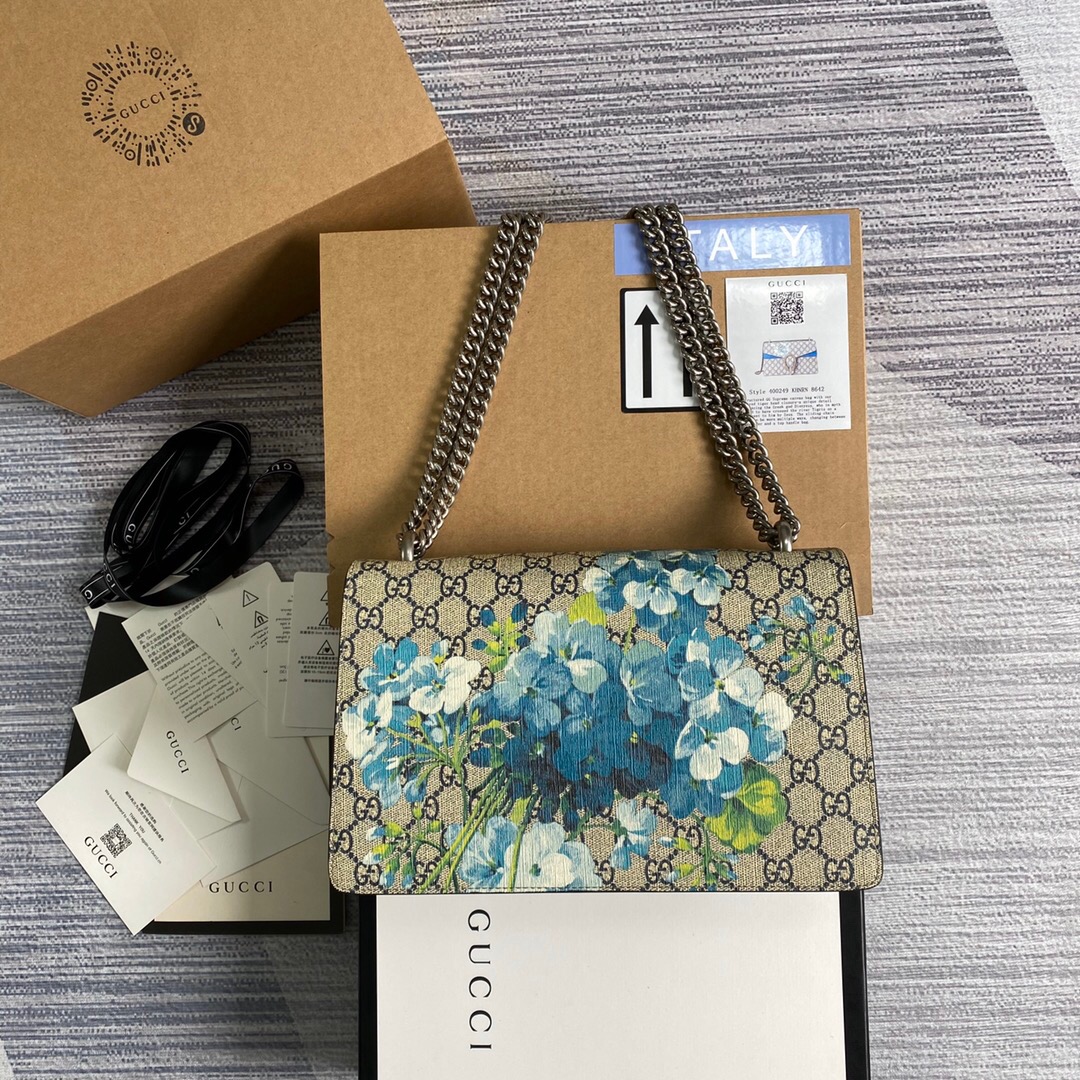 Gucci GG Supreme Dionysus Women Shoulder bags Size 28*18*9cm