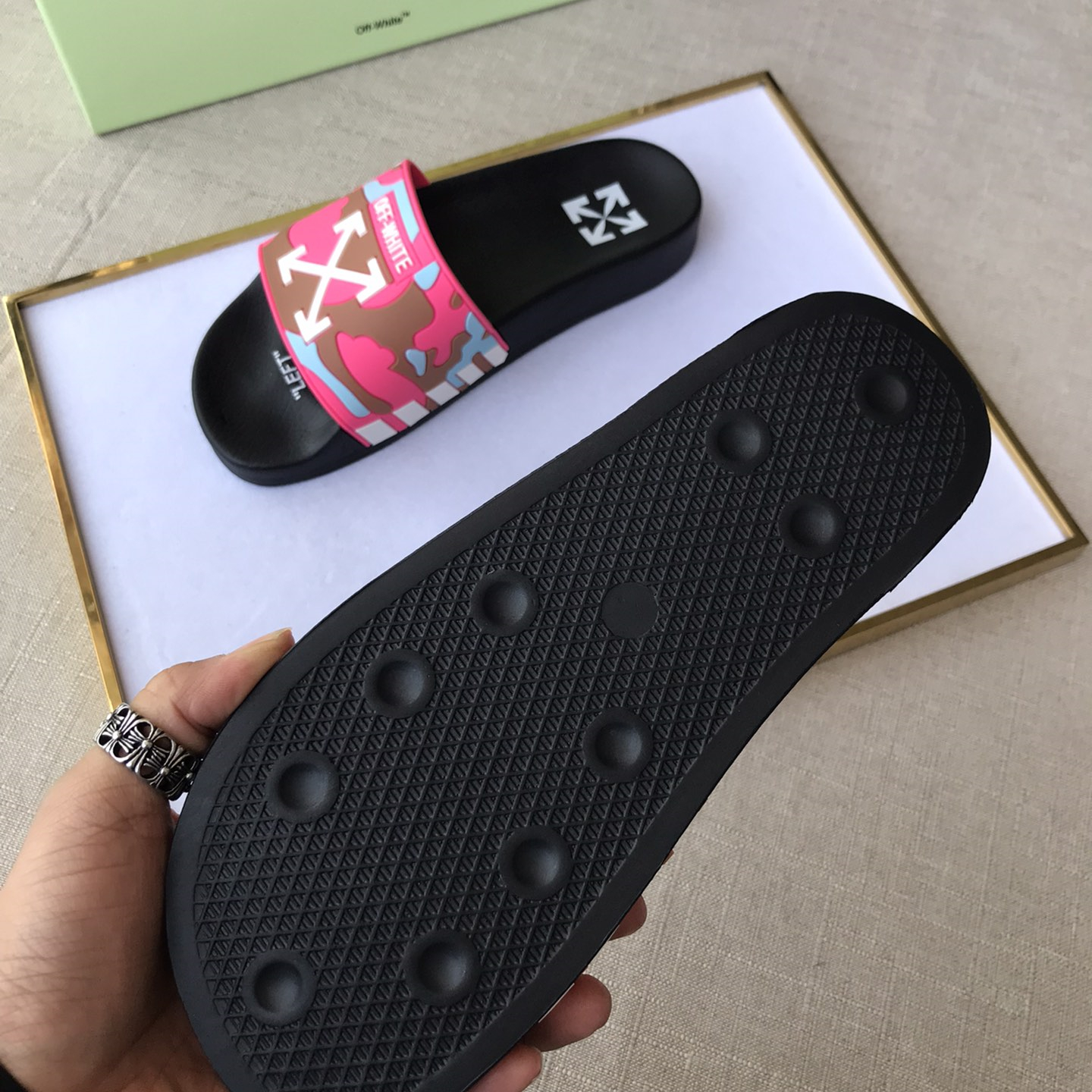 OFF White Mens Women Sandals Gr. 36-46