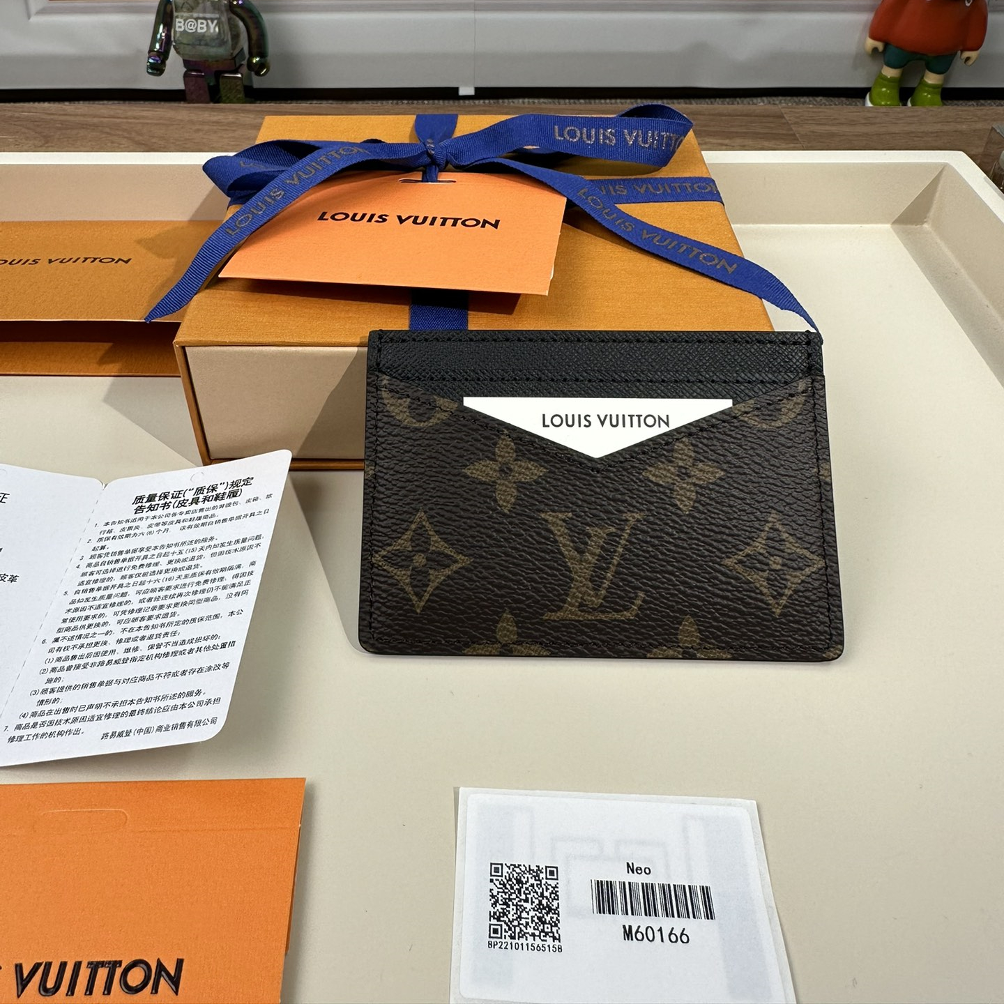 Louis Vuitton Card Holder Size 11*7cm M62666 M60166