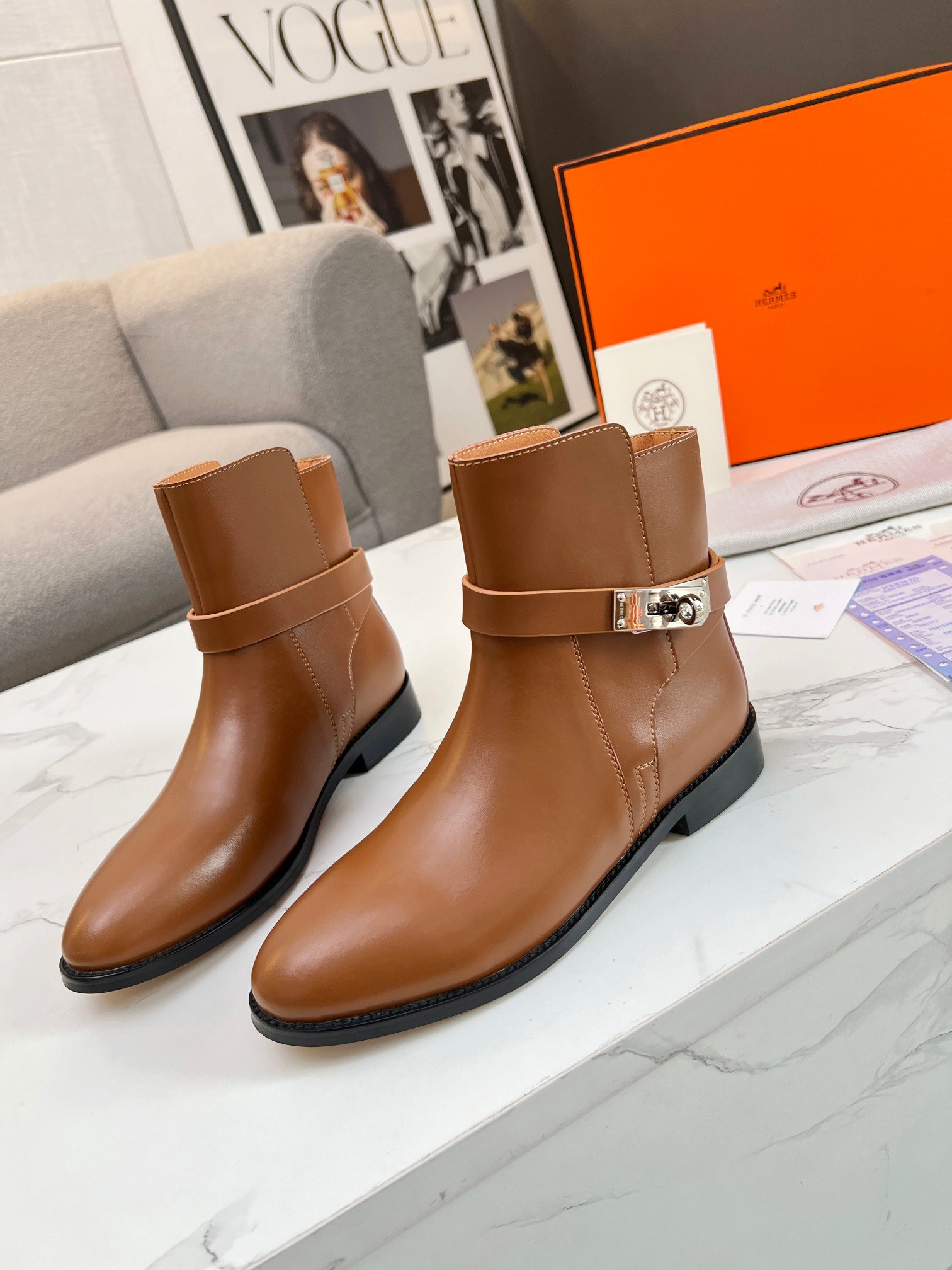 Hermes Women Kelly Boots Size 36-41