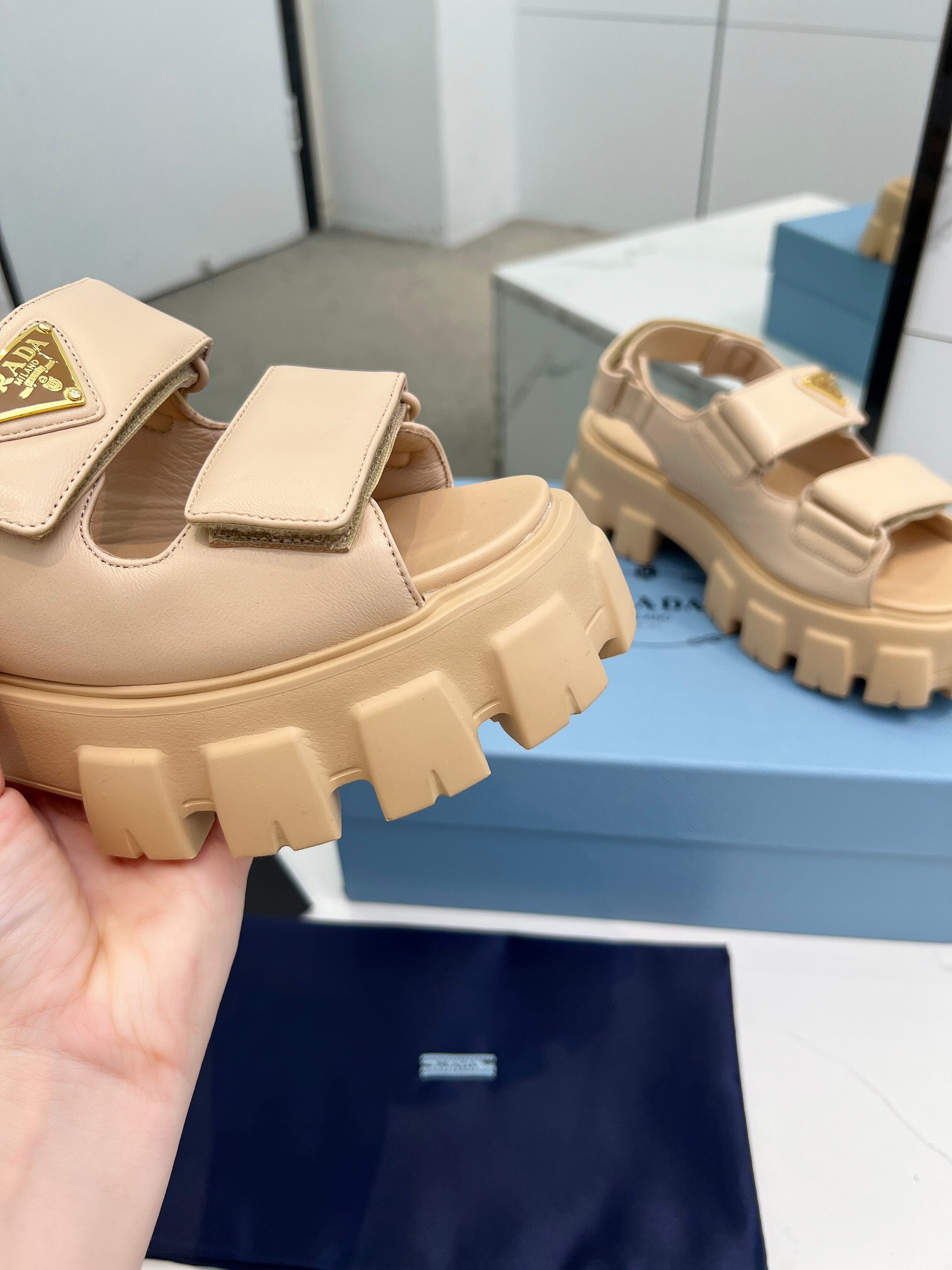 Prada 2024 New Monolith sandals Size 36-41