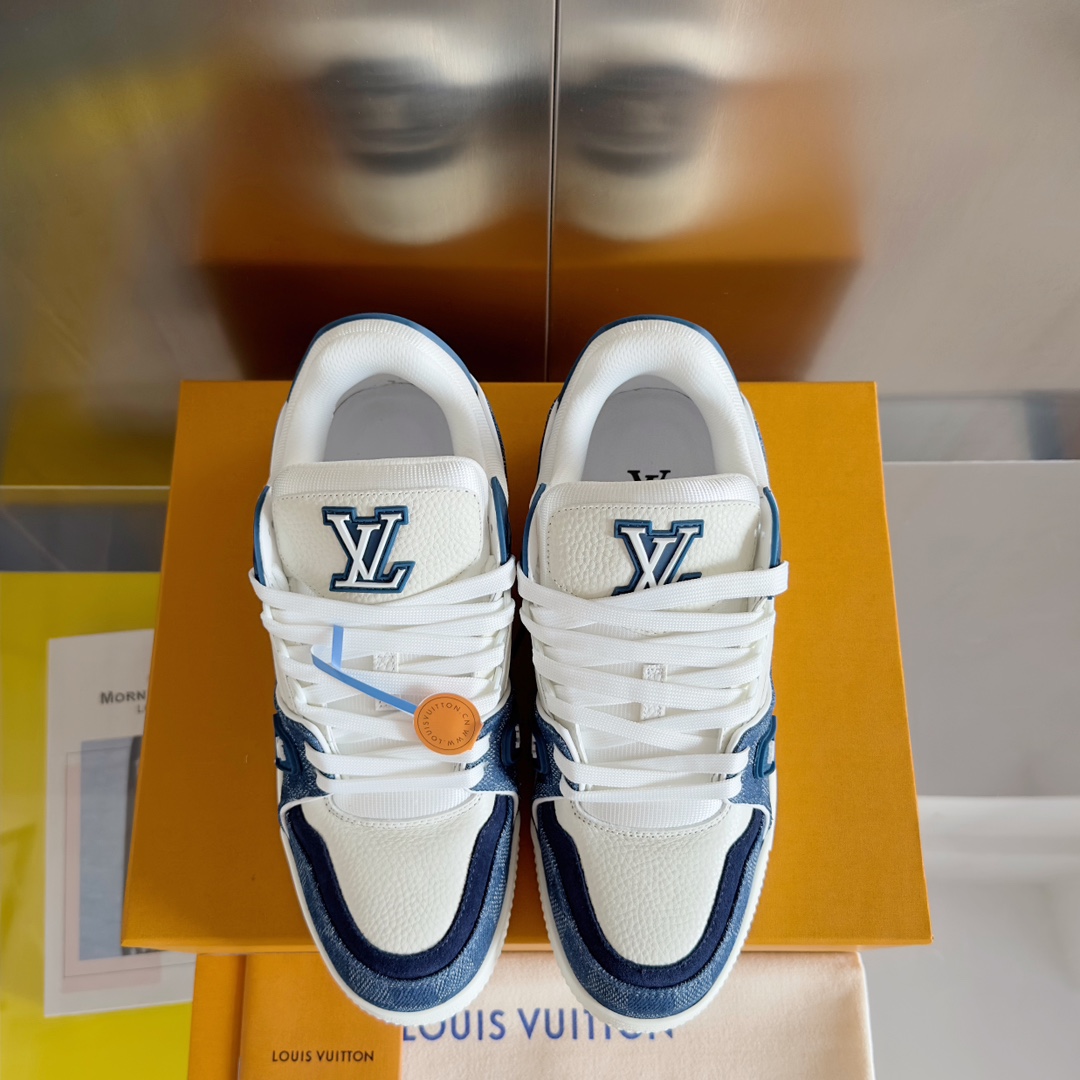Louis Vuitton 2024New LV Trainer Sneaker Size 36-46