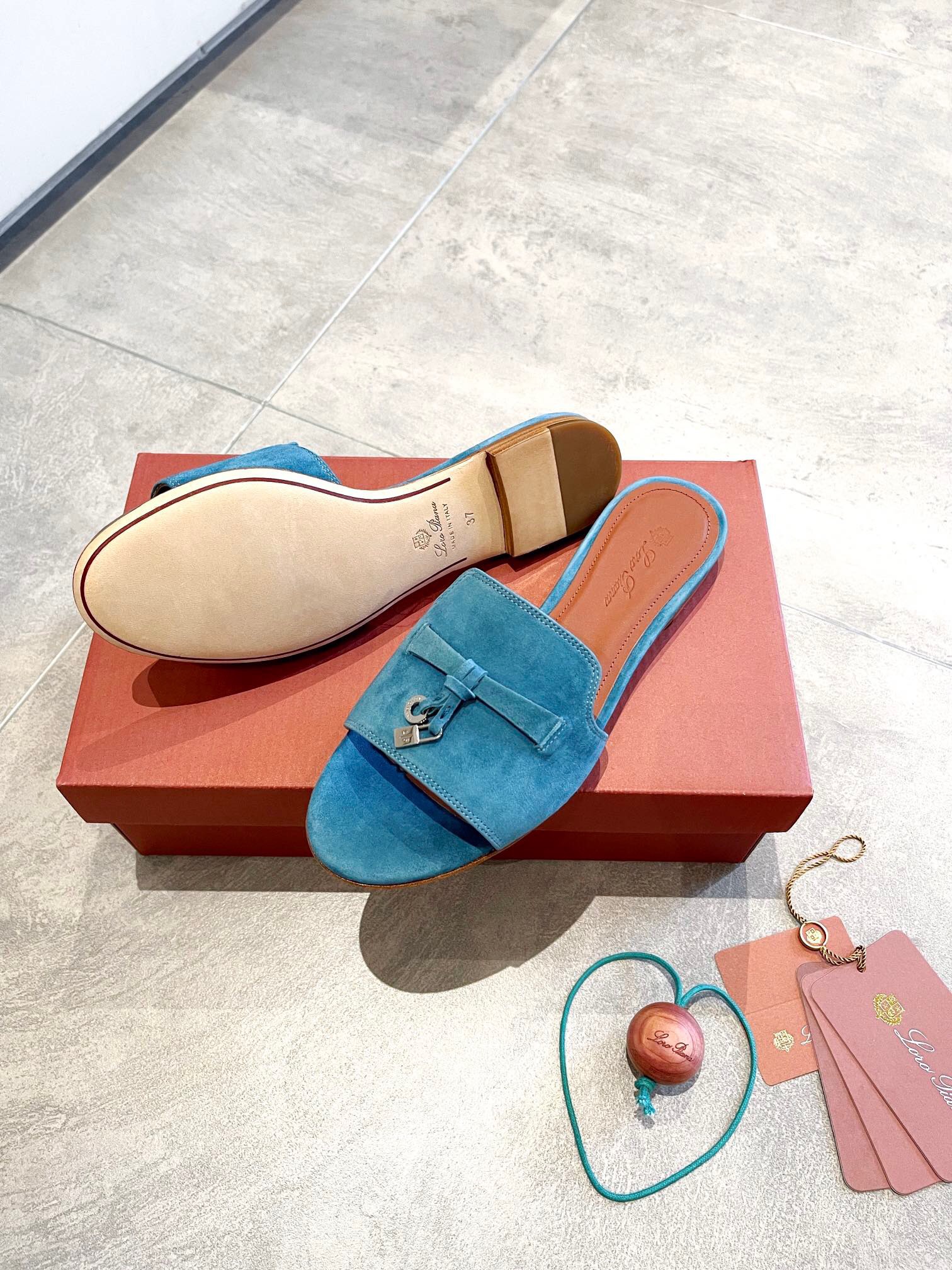 Loro Piana Charms Slipper Women Slippers Size 36-41