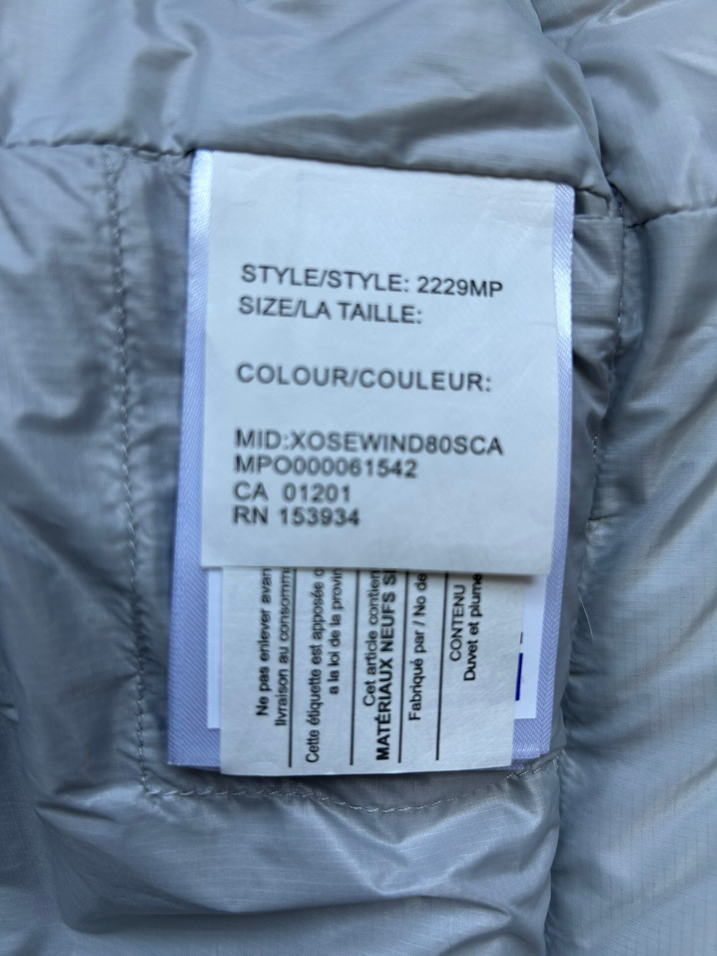 Canada Goose E2229 Crofton Vest-WD Men Winter Vest Size S-XXL