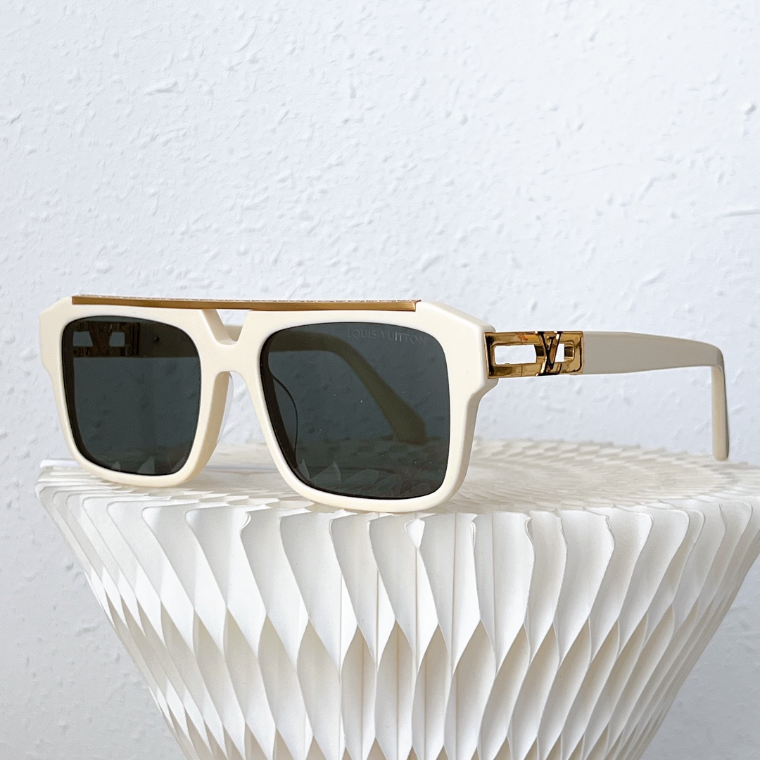 Louis Vuitton Z1801 1802 Mascot Pilot Square Sunglasses