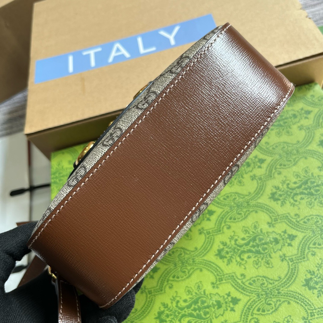 Gucci Kleine Gucci Horsebit 1955 Women Shoulder Bags 20*13*6cm