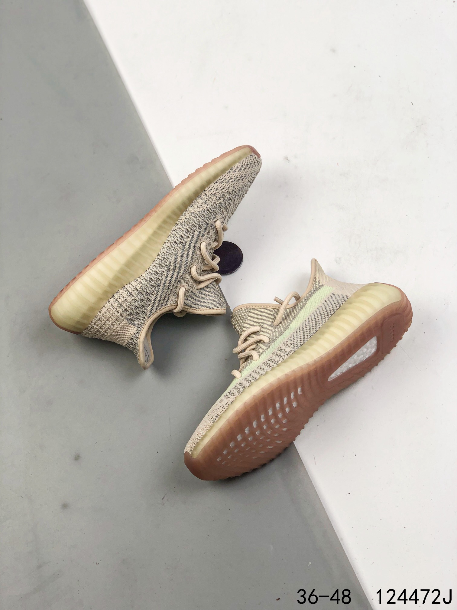 Yeezy 350 Boost 350 V2 Mens/Women Sneakers Shoes Light Brown 36 - 45