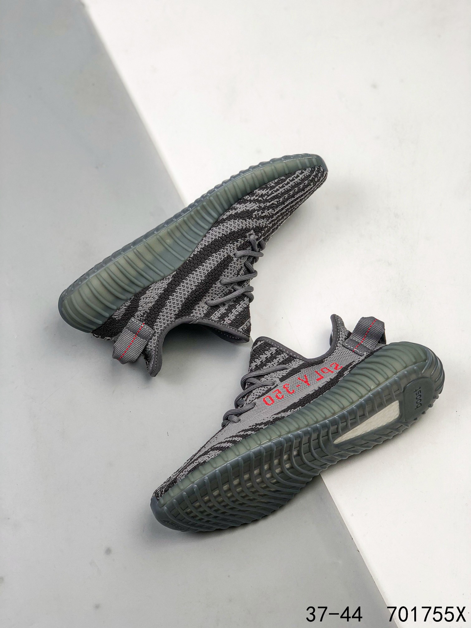 Yeezy 350 Boost 350 V2 Mens/Women Sneakers Shoes Dark Gray 36 - 45