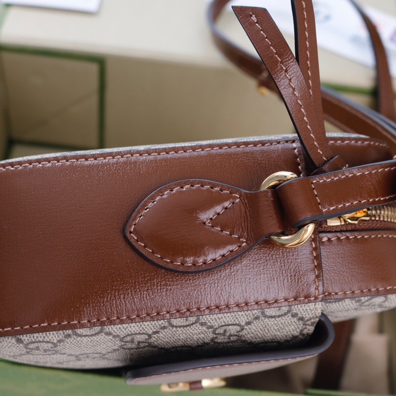 Gucci GG Horsebit 1955 Women Shoulder Bags Size 22.5*17*6.5cm