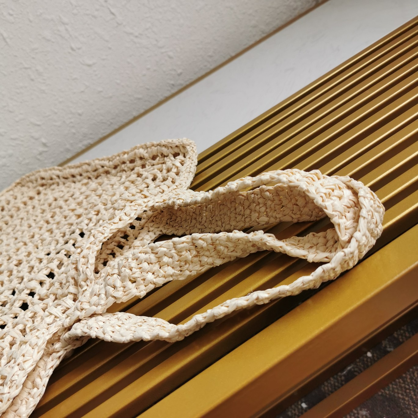 Prada 1BG393 Raffia Tote Shopping Bags Size 36*38*3cm