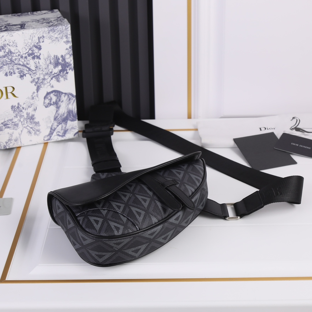 Dior 2022SS Pre-Fall Saddle Mens Shoulder Bags 20*28.6*5cm