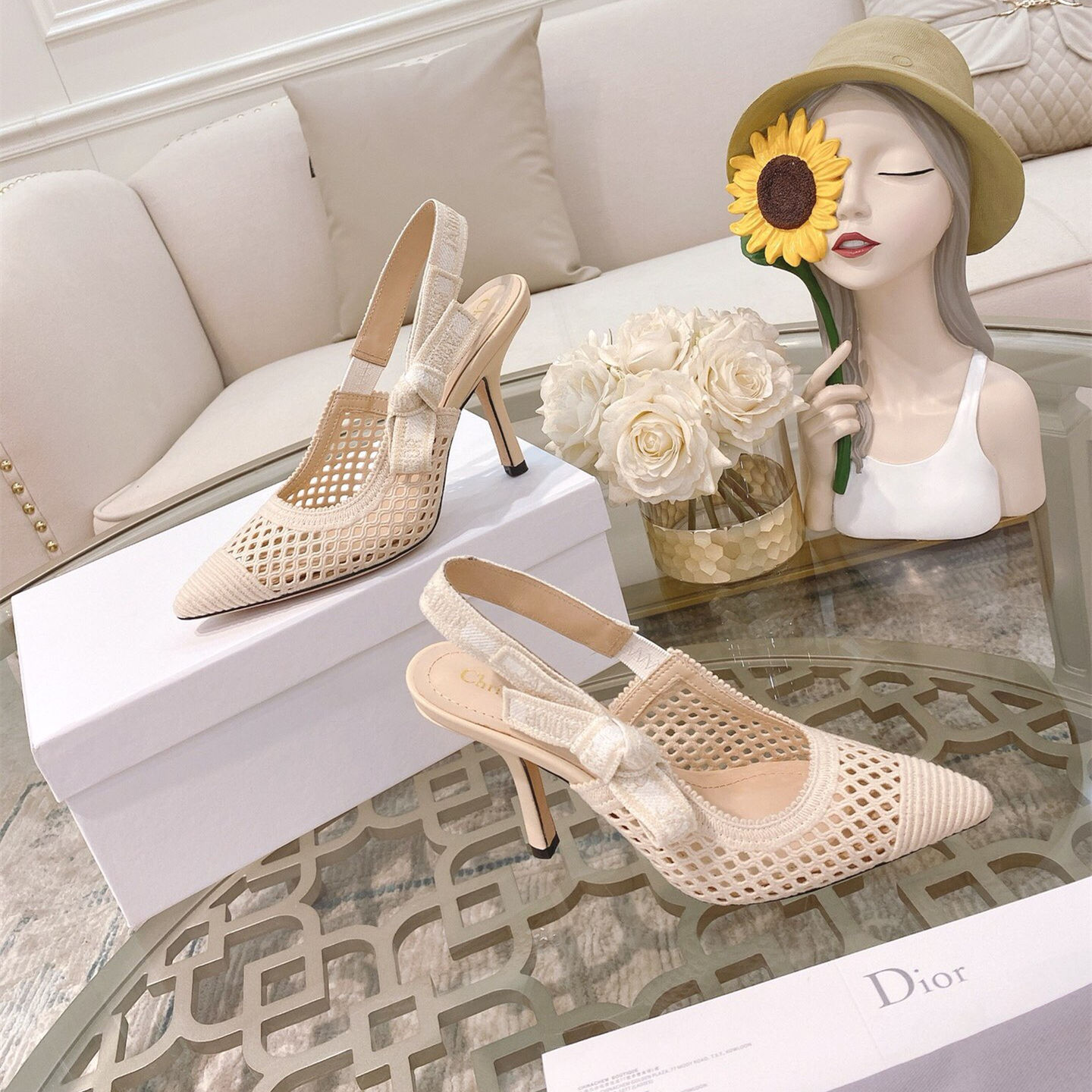 Dior J'Adior Slingback Pumps Size 35-41 4-Color