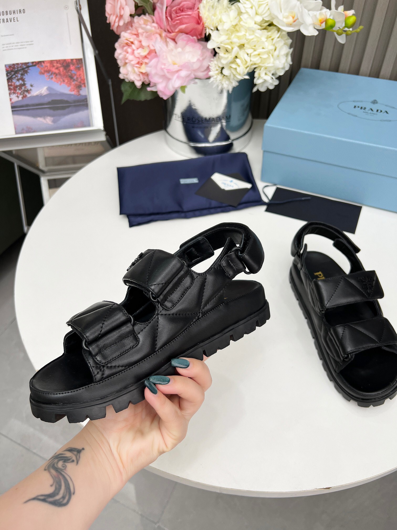 Prada 2024 New Monolith sandals Size 36-41
