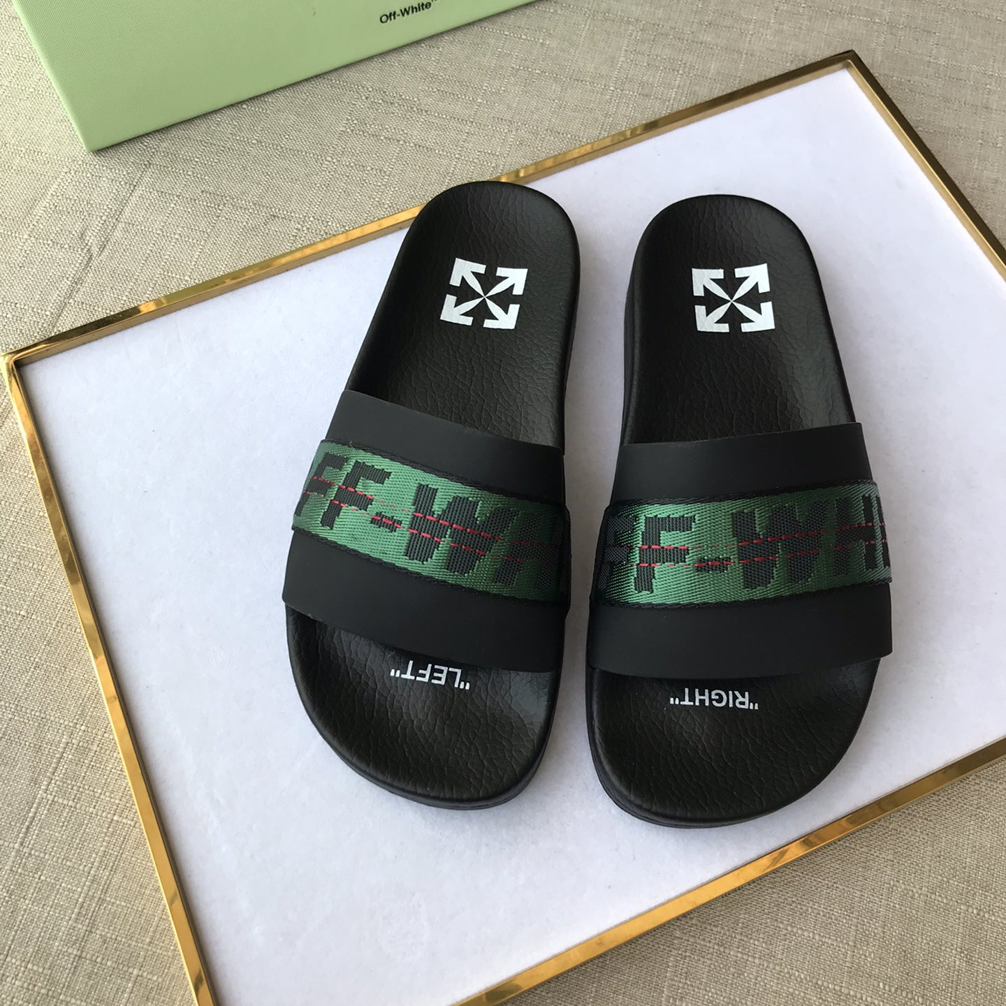 OFF White Mens Women Sandals Gr. 36-46