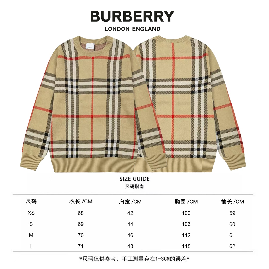 Burberry 2025 New Unisex Sweatshirt Size S-XL