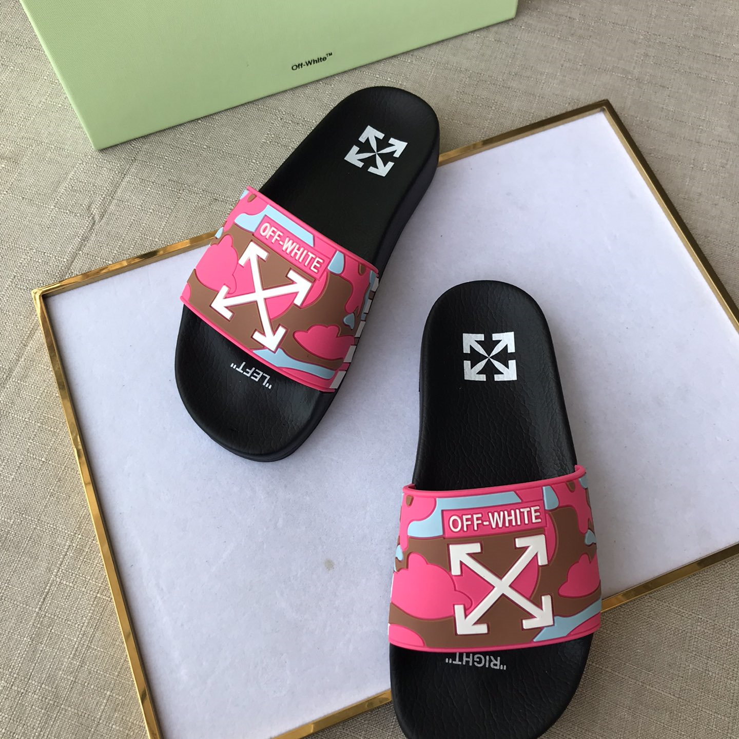 OFF White Mens Women Sandals Gr. 36-46