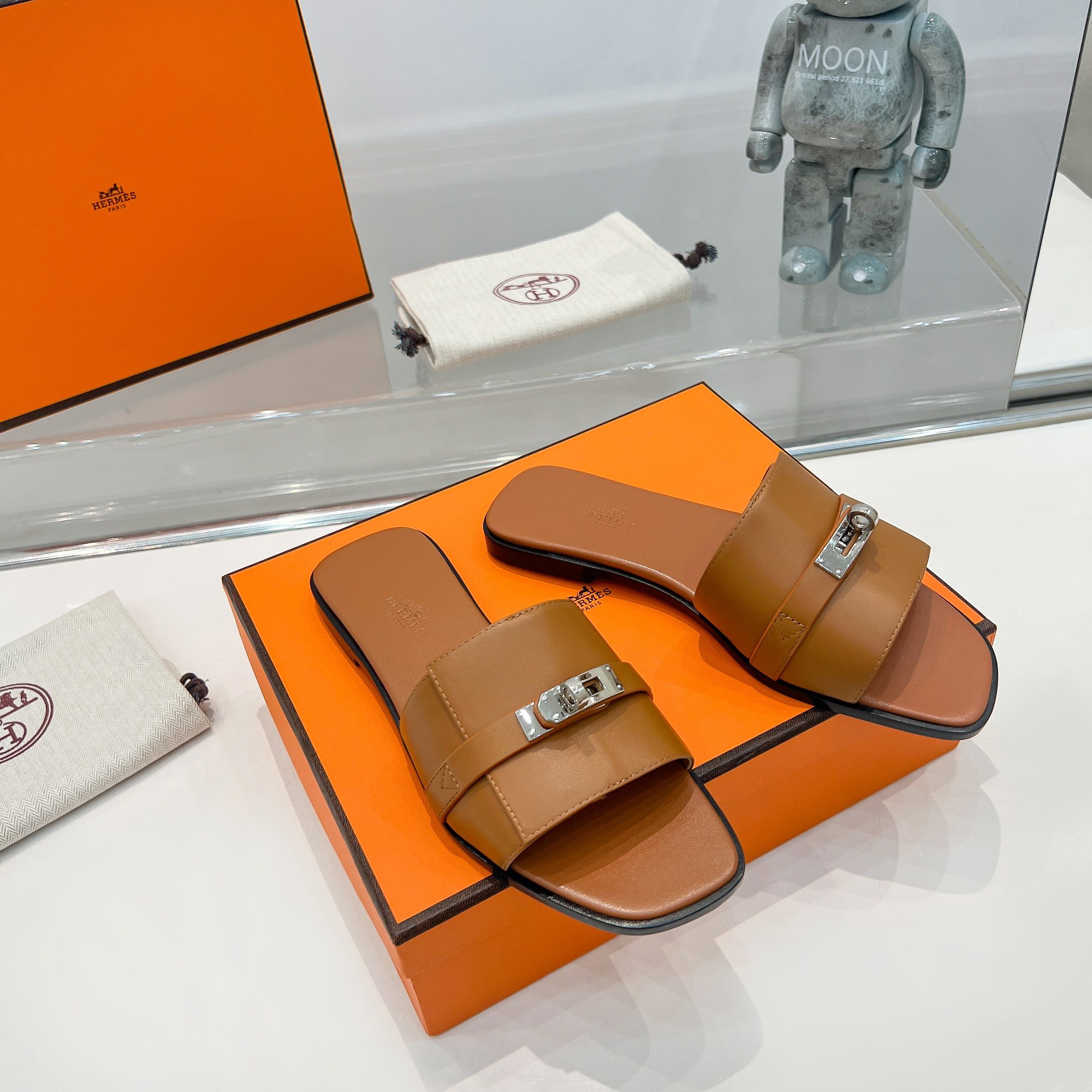 Hermes Giulia Slippers Size 35-41 3-Color